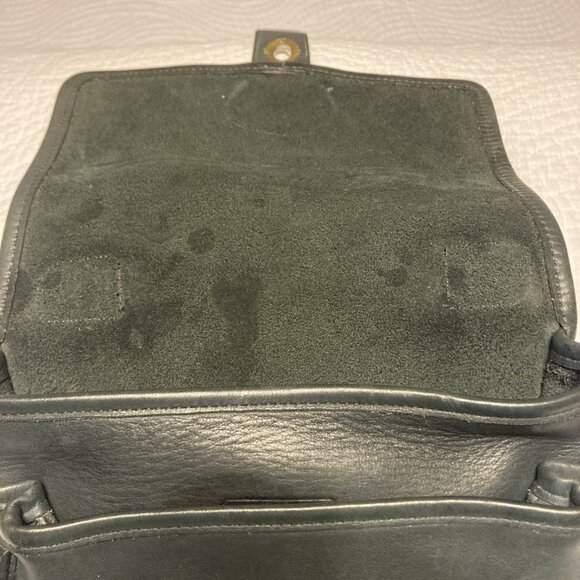 Vintage Y2K COACH Black Leather Station Bag No. 5007 - Picture 4 of 16